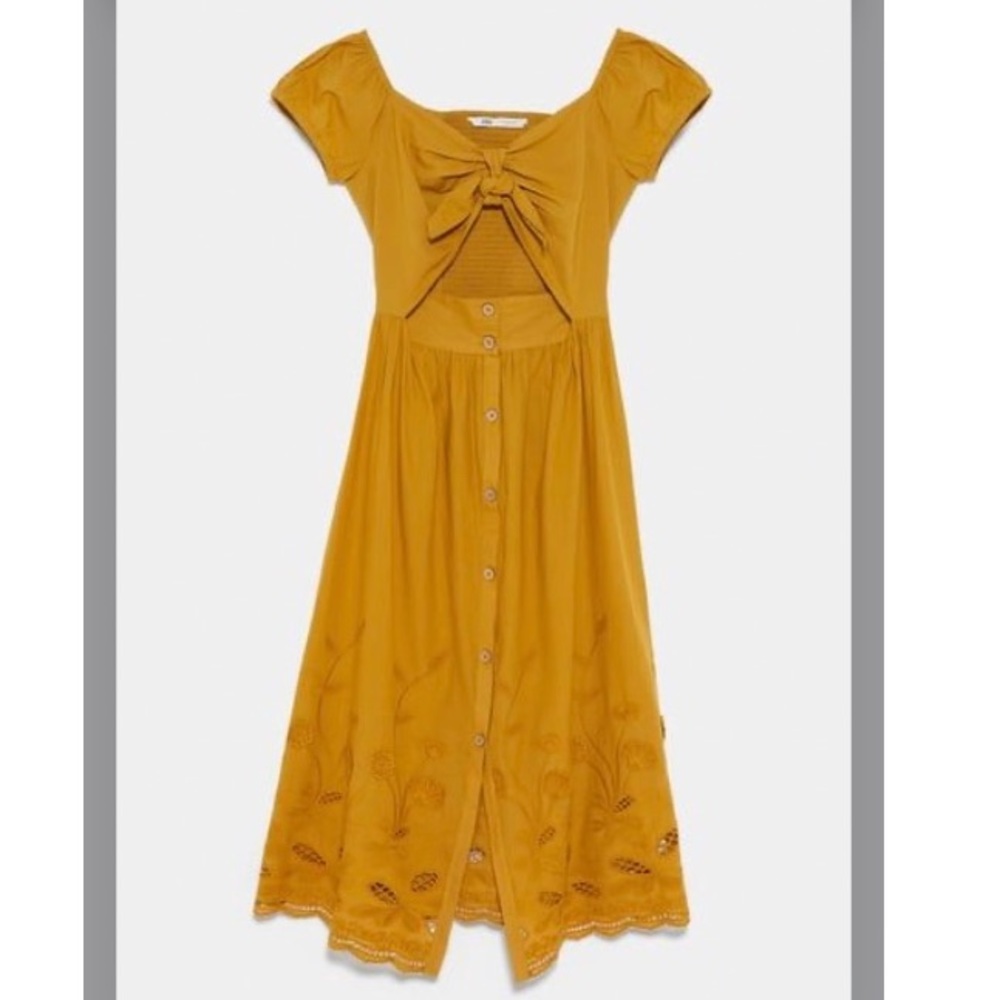 Zara Embroidered dress